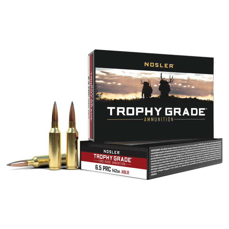 Nosler Trophy Grade (Long Range) TGA - 6.5 PRC 142g ABLR (20ct) Ammunition 61232