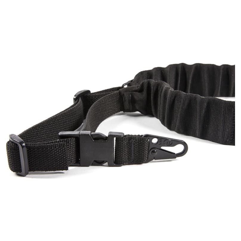 Blue Force Gear UDC Padded Bungee One Point Sling with Sling Snap Hook Adapter Black UDC-200-BG-HK-BK