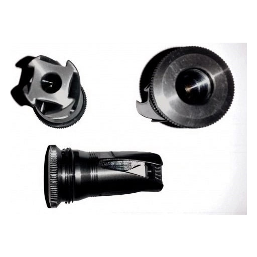 Oceania Defence Muzzle Brake 556 1/2-28 Ratchet Lock cyclone MB556-1-2x28