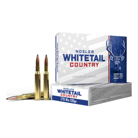 Nosler Whitetail Country WCA - 270 Win 130g SB SP (20ct) Ammunition 40110