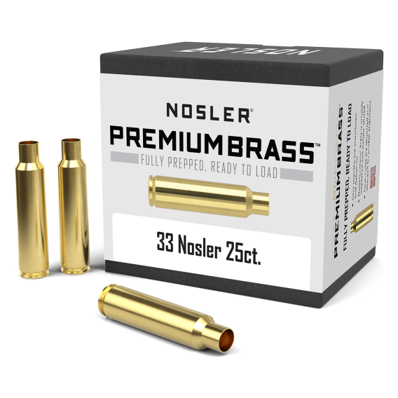 Nosler Premium Brass Box - 33 Nosler (25ct) 10222