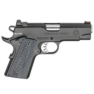 Springfield Armory 1911 Range Officer Elite Compact .45ACP 4" (2) 6rd Mags Black-T PI9126ER