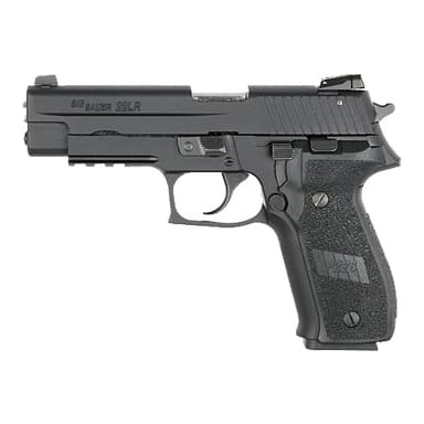 Black Anodize, Adjustable Sights, DA/SA Trigger, 1-Piece Enhanced E2 Grip 226R-22-BAS