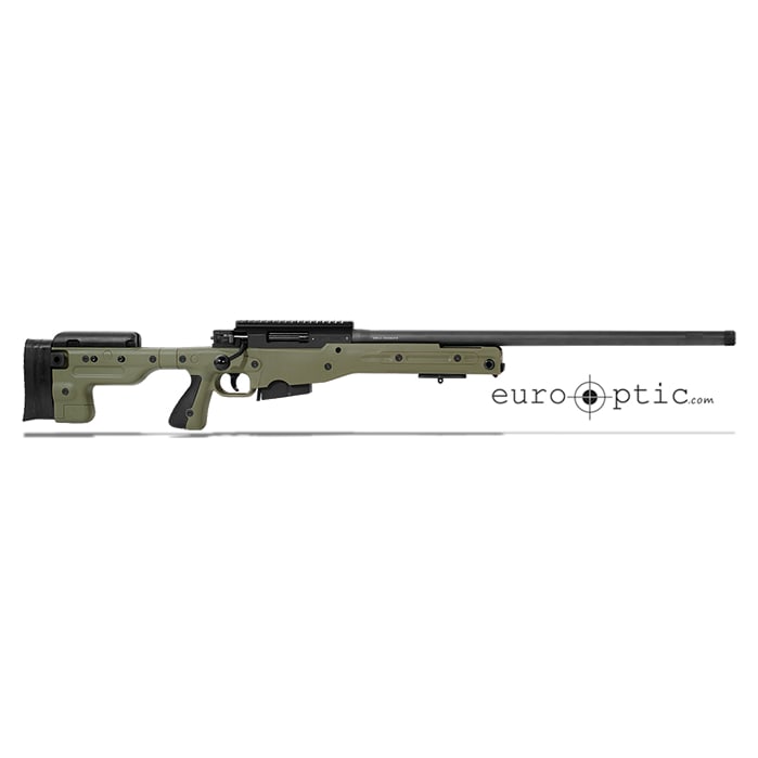 Accuracy International AT Green Rifle 6.5 Creedmoor Fixed 24" Threaded 5/8"-24