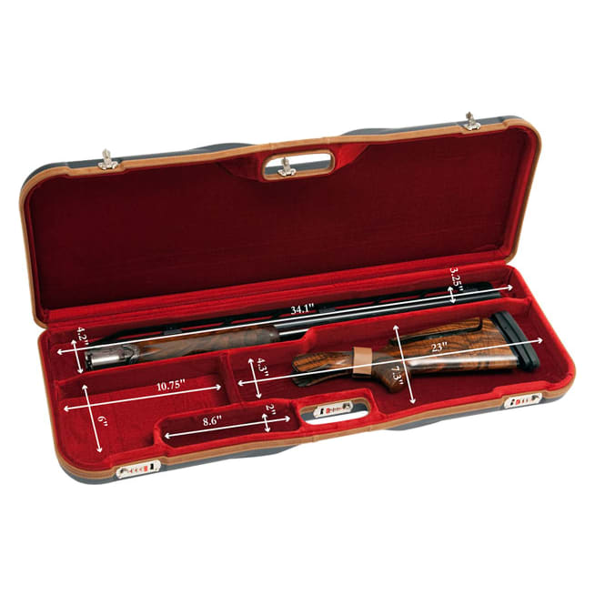 Negrini One Shotgun 34" High Rib Case Blue/Red 1645LX/4753