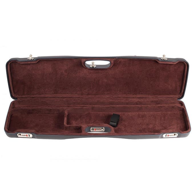 Negrini One Gun OU SXS Shotgun Hard Case ABS Black Brown interior 1602LR/4998
