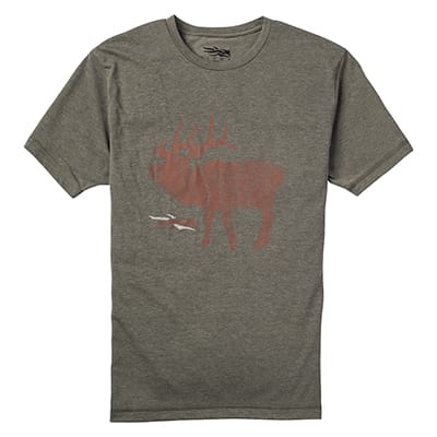 Sitka ELK Sketch Tee SS Pyrite Large|20039-PY-L