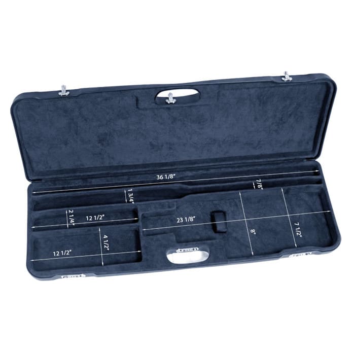 Negrini One Shotgun Two Bbl 36.5" Case Blue/Blue/Tan Trim 1653LX/5038