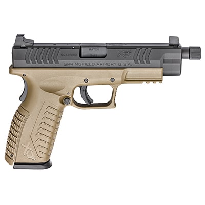 Springfield XD(M) 9MM 4.5" FDE THREADED XDMT9459FDEHCE