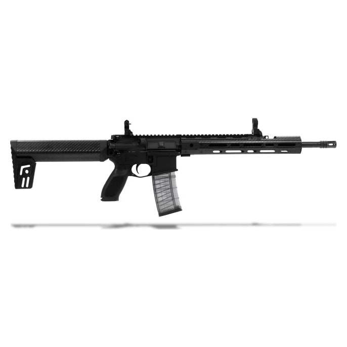 SIG516G2 SIG516 5.56 NATO SEMI 16 IN Carbon Fiber Forend & Rifle Stock Flip Sights 30RD Lancer Mag R516G2-16B-FS-CF