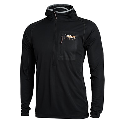 Sitka Core Lt Wt Hoody Sitka Black XXX Large 10051-BK-3XL