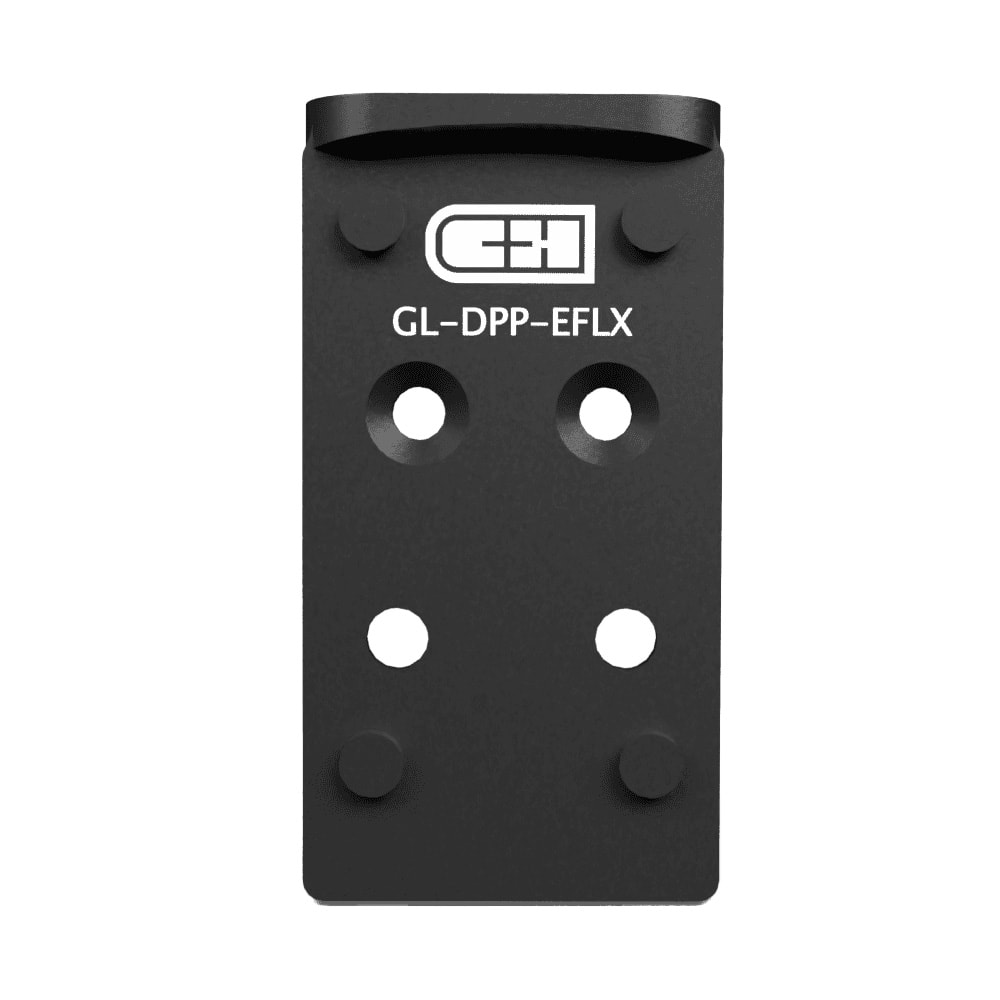 C&amp;H Precision Glock MOS Plate For Leupold Delta Point Pro &amp; EOTech Eflx GL-DPP-EFLX
