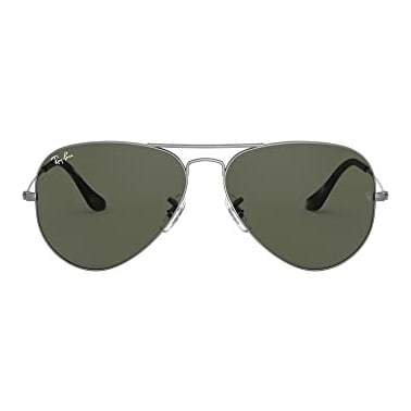 Ray-Ban Aviator Large Metal Sand Transparent Grey G-15 Green 0RB3025-91903158