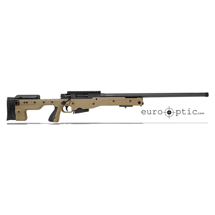 Accuracy International AT Dark Earth Rifle 6.5 Creedmoor Fixed 24" Threaded 5/8"-24