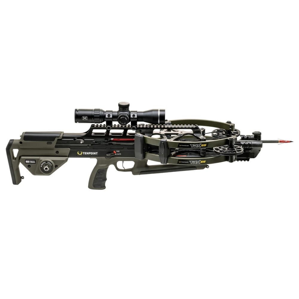 TenPoint TRX515 Moss Green Crossbow w/ACUslide MAXX & EVO-X Elite Black Scope CB24001-1899