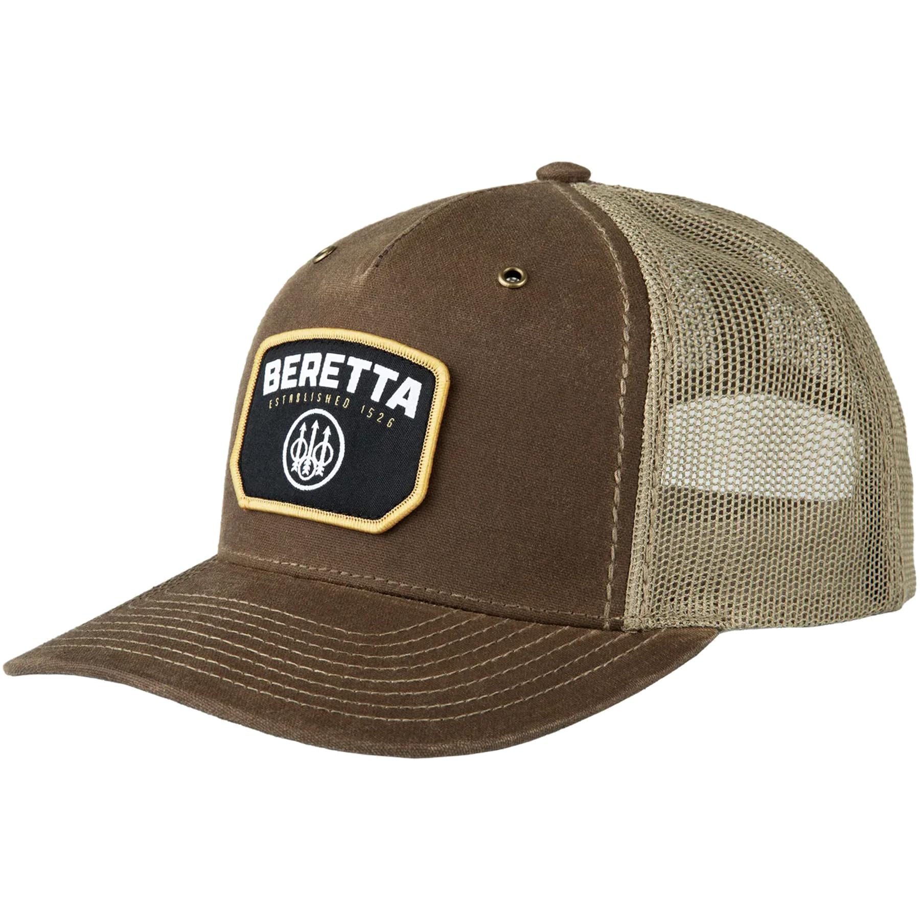Beretta Nunez 112 Trucker Hat Beige Check OSFA BC030T1675012B