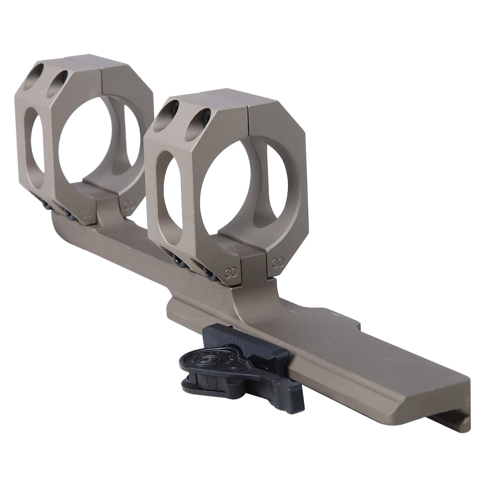 ADM AD-SCOUT-X 30mm Single QD Lever FDE Scope Mount 3" Offset
