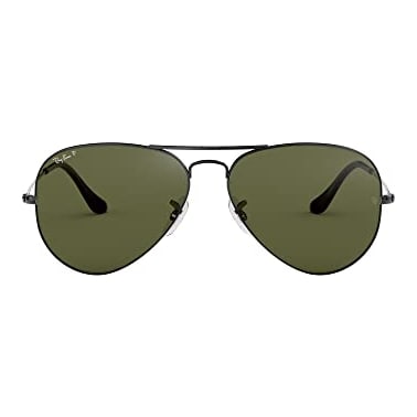 Ray-Ban Aviator Large Metal Gunmetal G-15 Green Polar 0RB3025-0045858