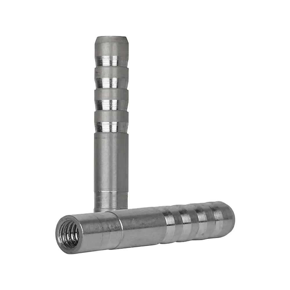 Easton 5mm Steel x HIT 50-75 Grain Arrow Inserts (Pack of 12) w/ Chamfer Stone &amp; Installation Tool 902504