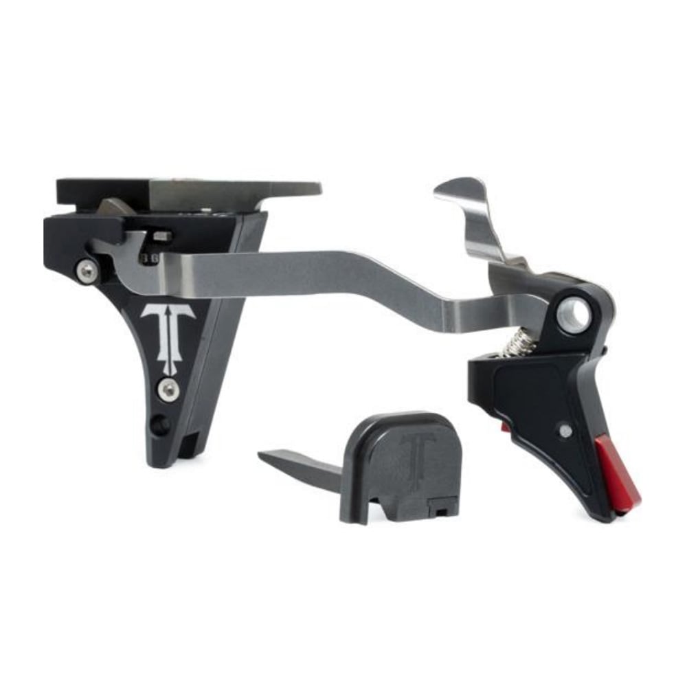 TriggerTech Glock Standard Frame Gen 1-5 Two-Stage, Pro Curved, 2.5-6.0 lbs Adjustable Black Legacy Special Pistol Trigger G9B0-SBS-26-LBRF