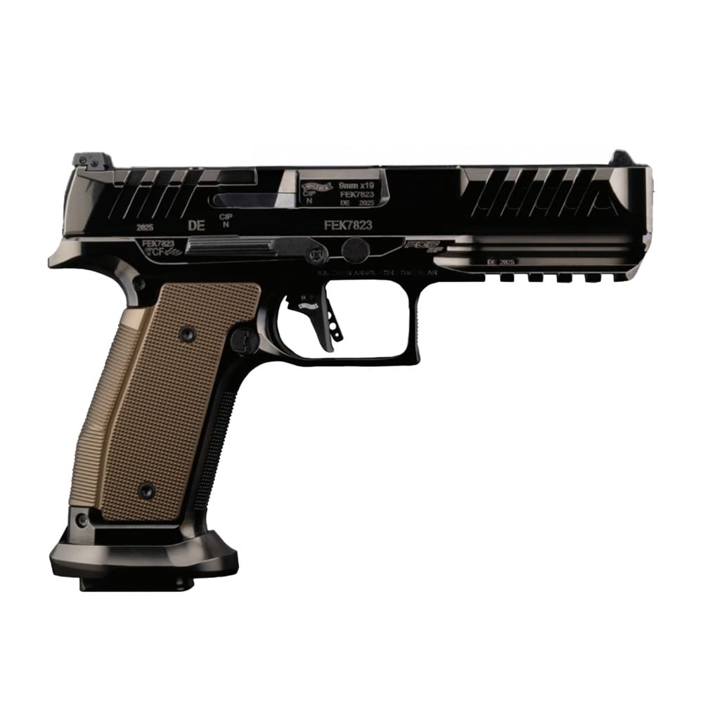 Walther Arms Meister Manufaktur Black Diamond 9mm 5" Bbl PDP Full Size Steel Frame Match Optics Ready Pistol w/(3) 20rd Meister Mags 2882353