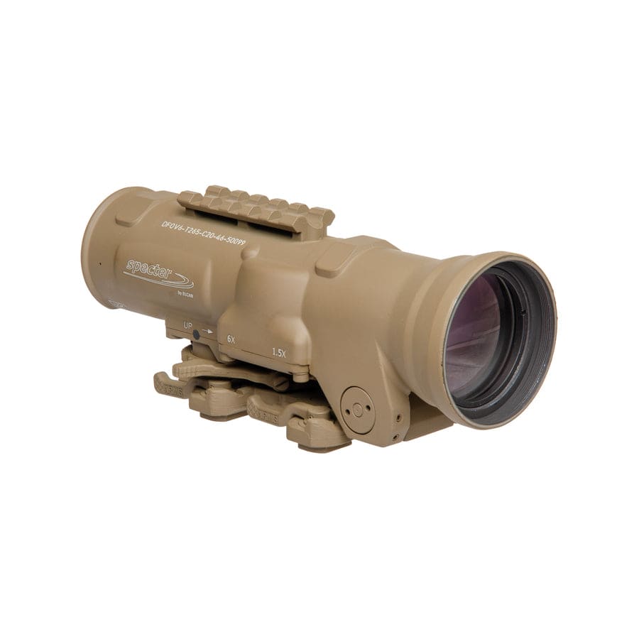 Elcan SpecterDR 1.5x/6x 7.62 BDC Reticle Dual Role Optical Sight FDE Rifle Scope DFOV6-T265-C20-SAI3
