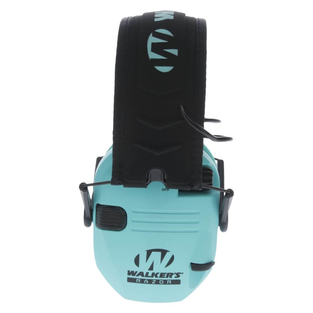Walker's Razor Slim Electronic Muff Light Teal Electronic Ear Muffs GWP-RSEM-LTL