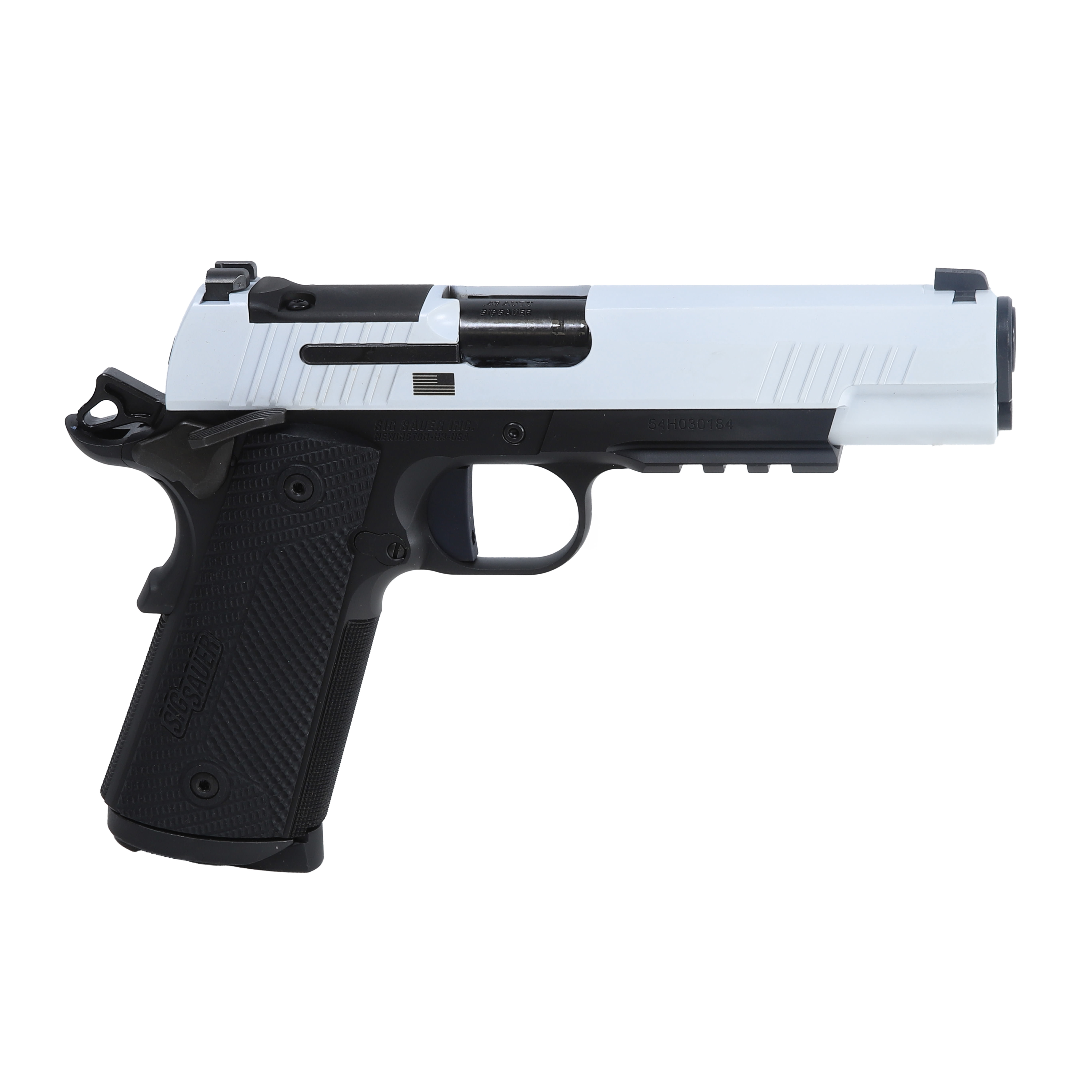 Sig Sauer Ltd Edt Freedom Series 1911 .45 ACP 5" Bbl X-Series 2-Tone SAO X-Ray 3 OR G10 Grip Pistol w/(2) 8rd Steel Mags TPUSA 1911XR-45-TWXR3-TP