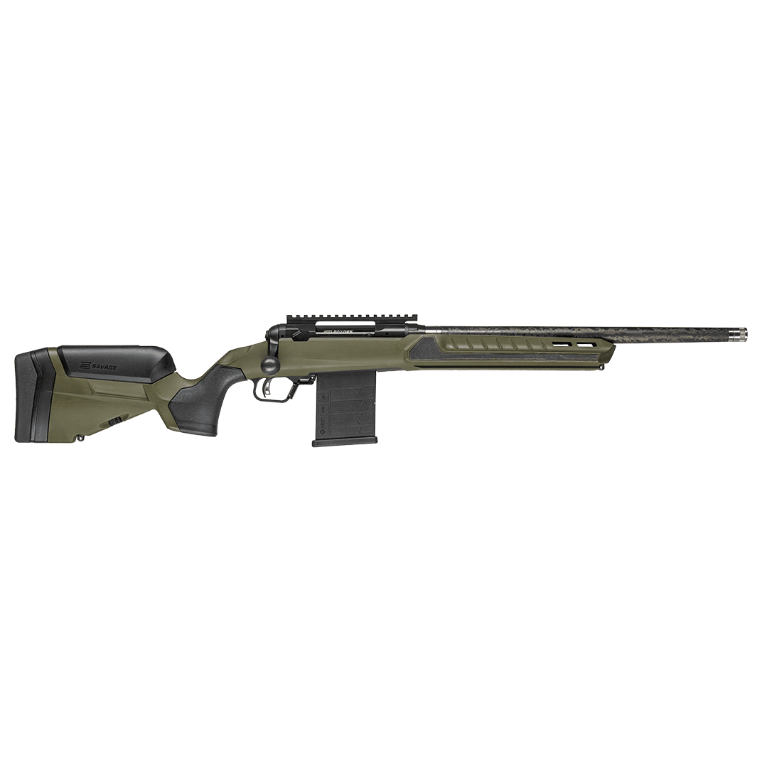 Savage Arms Model 110 Ultralite Predator .300 BLK 16.5"Bbl 1:8 Carbon Fiber THR Interchange Grips MLOK ARCA 1-Peice Rail Bolt Action Rifle 32663