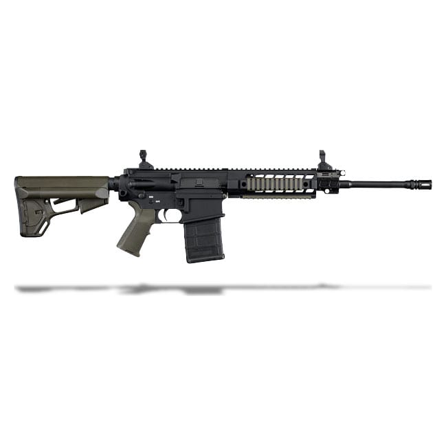 PATROL OD, 16" bbl, 1:10 Twist, Quad Rail, OD MagPul ACS Stock & MIAD Grip R716-16B-P-ODG