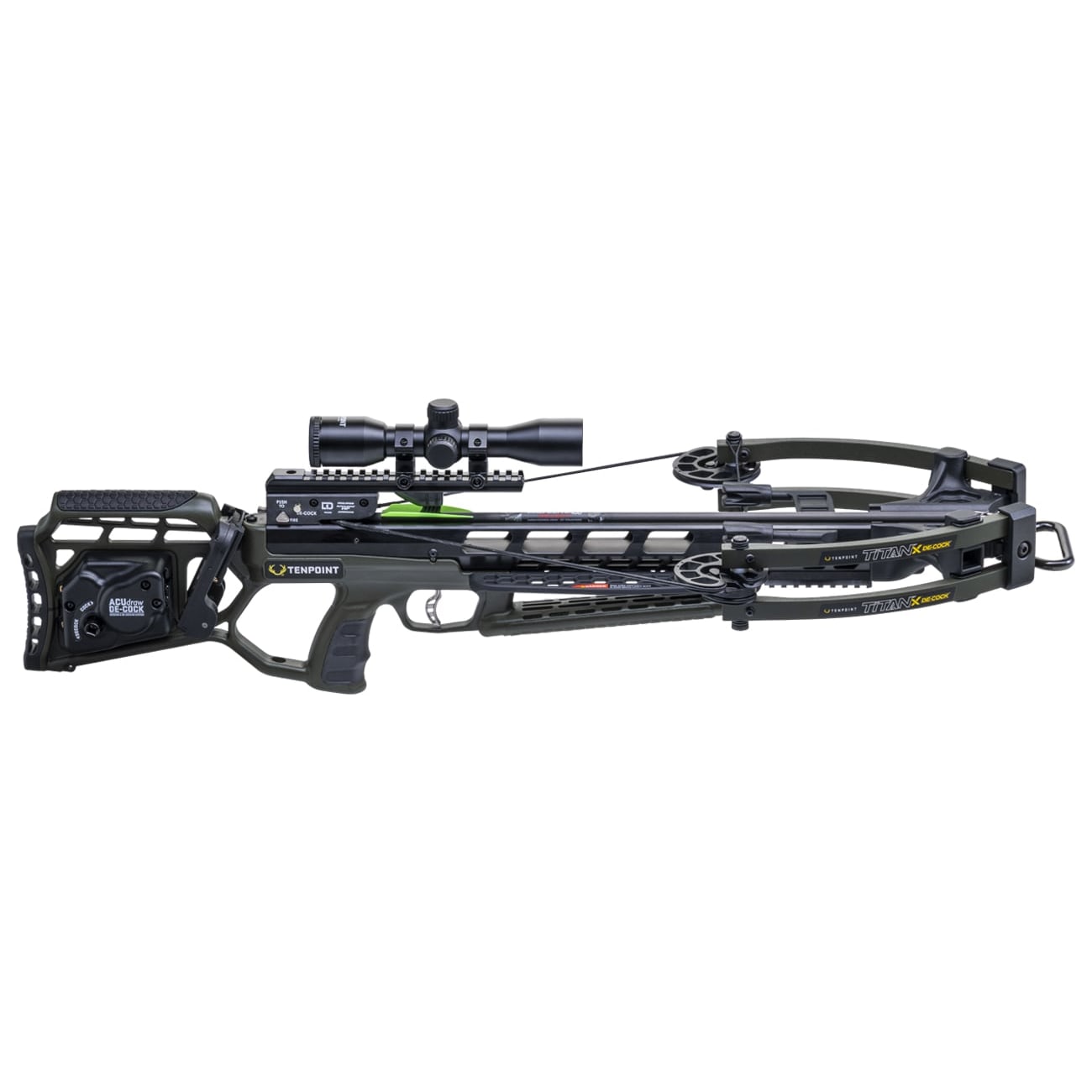 TenPoint Titan X Decock Pro-View 400 Scope ACUdraw De-Cock Moss Green Crossbow CB26047-1858