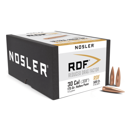 Nosler RDF RDF - 30 175g HPBT (500ct) Bullets 53171