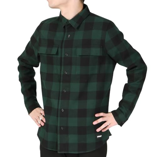 Oakley Bear Cozy Flannel Hunter Green/Black Check M FOA402577-9GVM