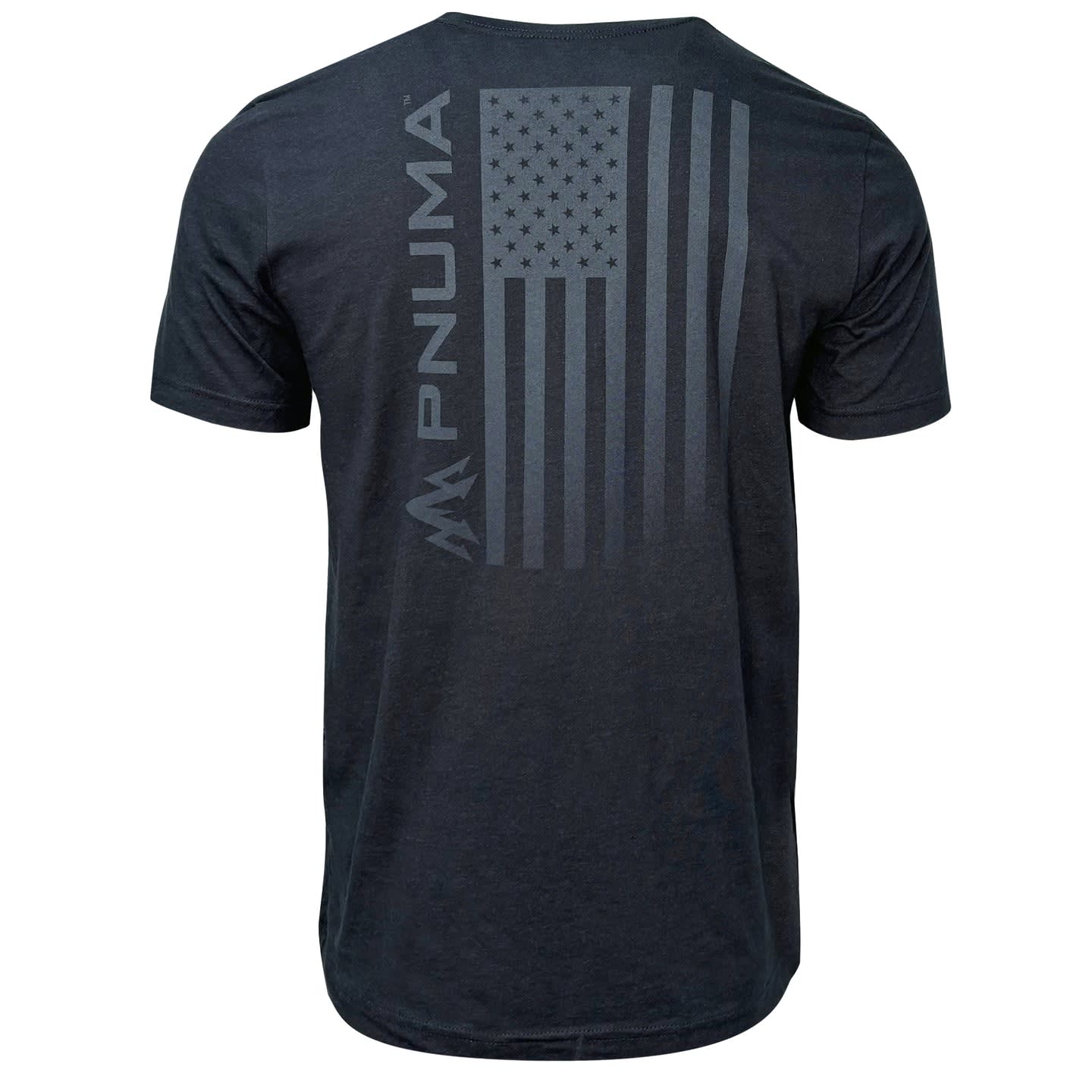Pnuma Outdoors Americana Tee Shirt Charcoal SS-TS-AM