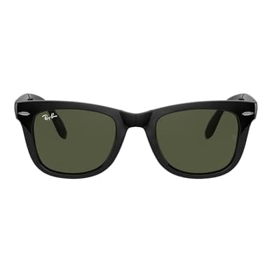 Ray-Ban Folding Wayfarer Black G-15 Green 0RB4105-60154