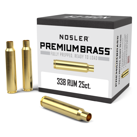 Nosler Premium Brass Box - 338 RUM (25ct) 11912