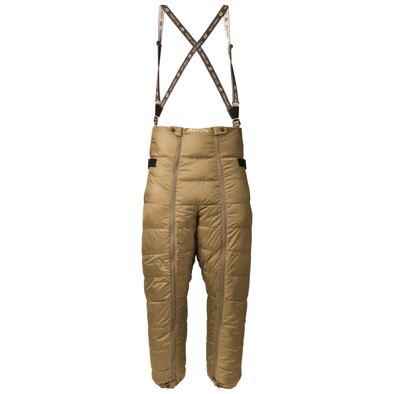 First Lite Men's Whitecloud Down Bib Dry Earth XL MBWCBDEXL