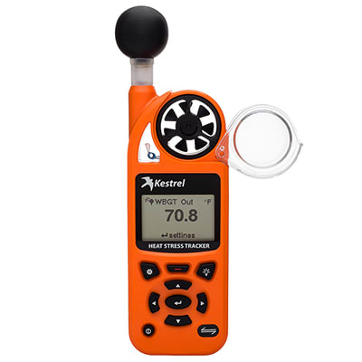 Kestrel 5400 Orange Heat Stress Tracker Safety 0854ORA
