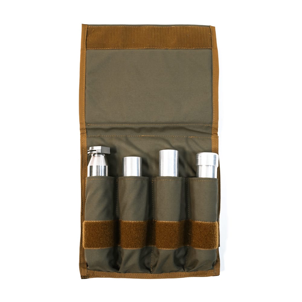 Armageddon Gear Suppressor Caddy Ranger Green for up to 8 10x2" Suppressors, Nylon Cordura with Hook &amp; Loop AG0808-RG