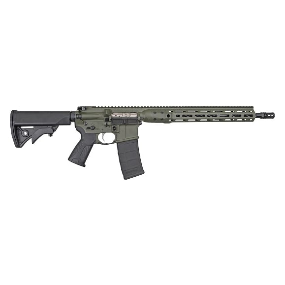 LWRCI ICDI Discovery 5.56 NATO 16" Bbl Direct Impingement M-LOK OD Green Rifle ICDIR5ODG16MLE