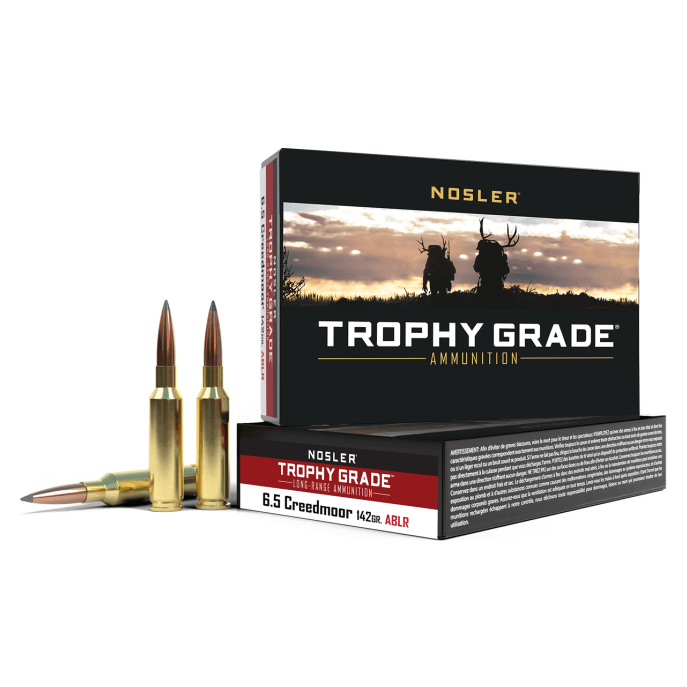 Nosler Trophy Grade (Long Range) TGA - 6.5mm Creedmoor 142g ABLR SP (20ct) Ammunition 60105