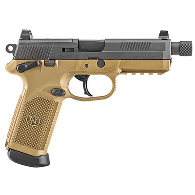 FNX-45 Tactical DA/SA MS FDE/BLK 15rd Night Sight 66-100351