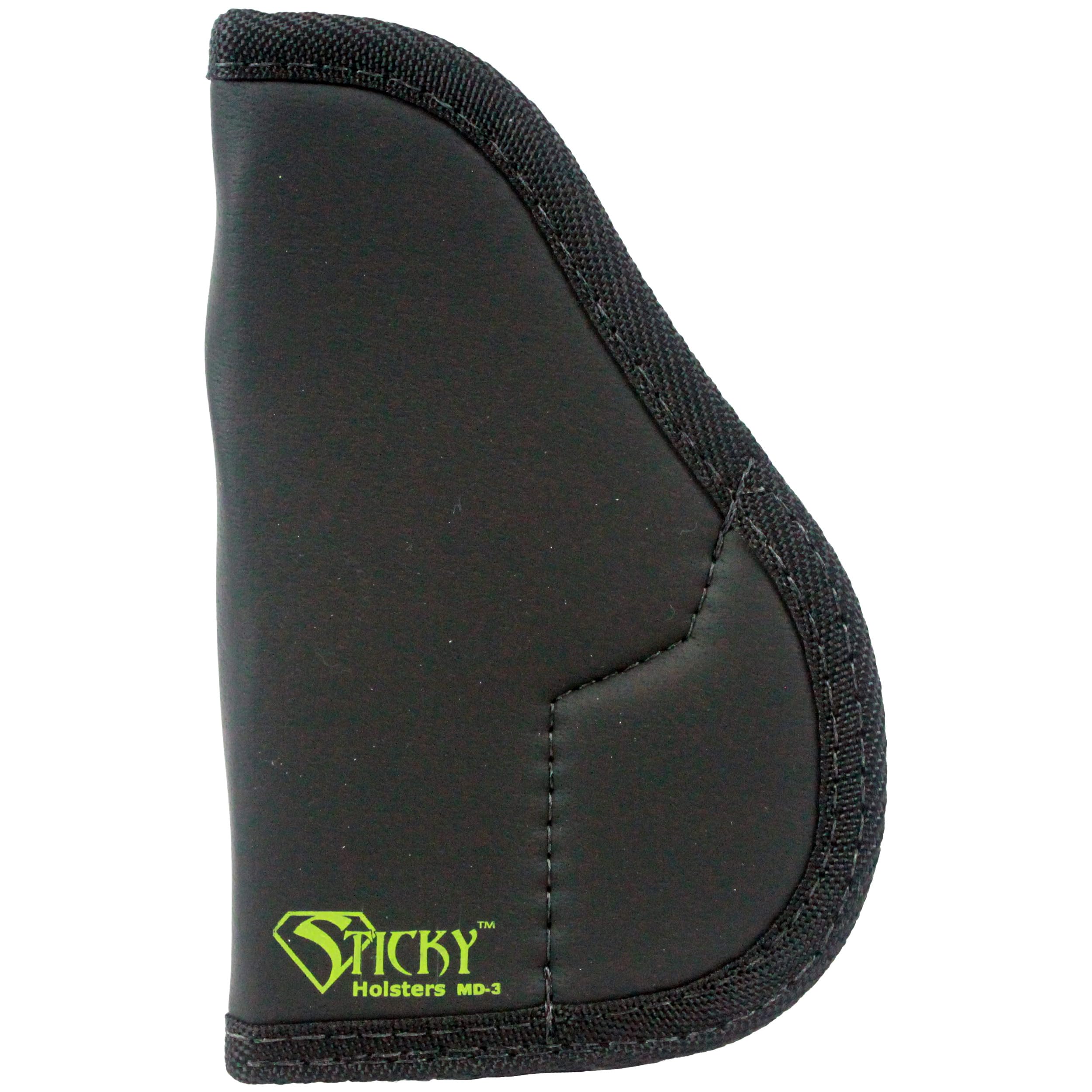Sticky Holsters Medium IWB/Pkt &amp; Ambi 9mm/40S&amp;W up to 3.3" Bbl, S&amp;W Shield, Ruger LC9/LC380, Taurus 709 w/Light/Laser Sticky Holster MD-2