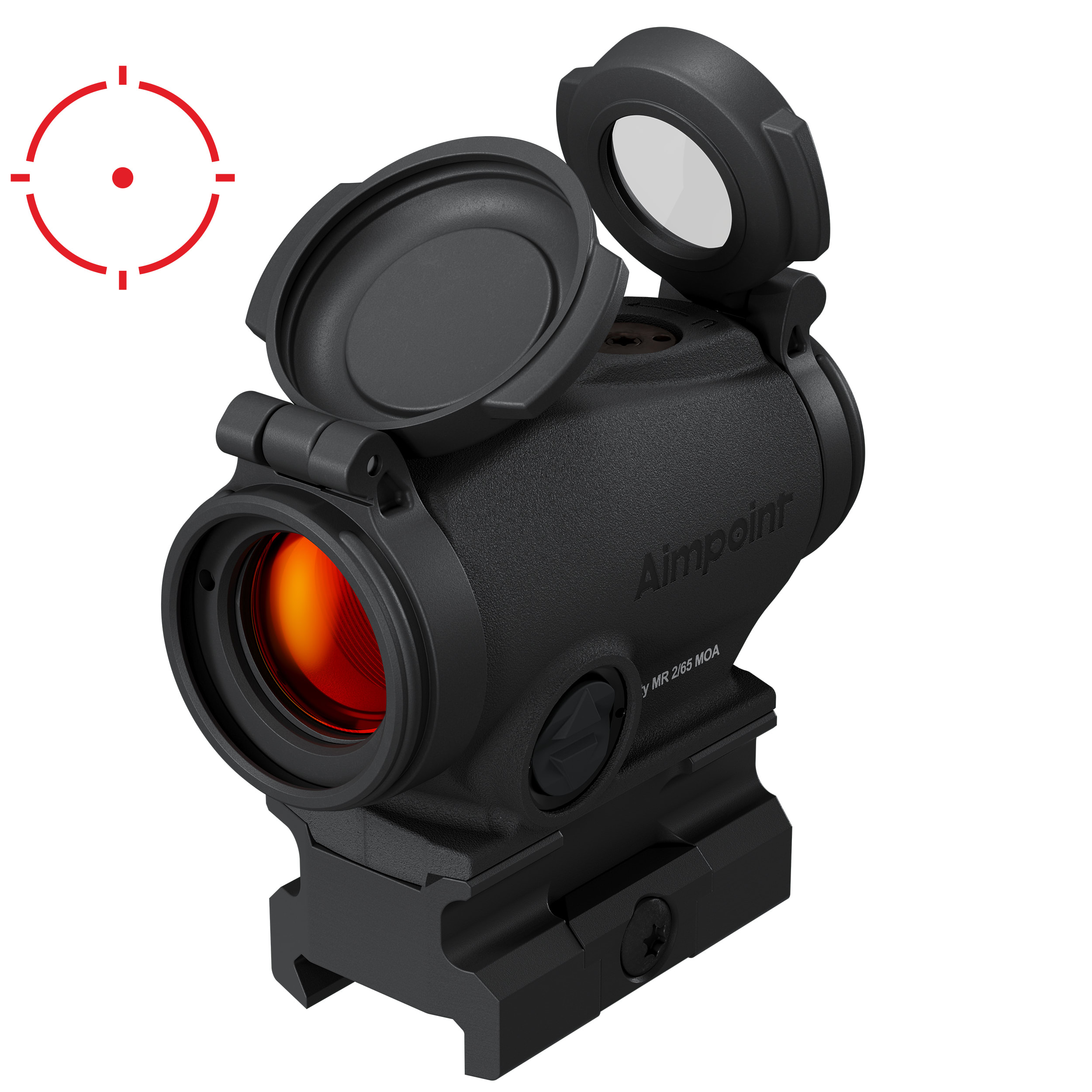 Aimpoint Duty RDS MR 2 MOA Dot / 65 MOA Circle 39mm Mount Reflex Sight 200985