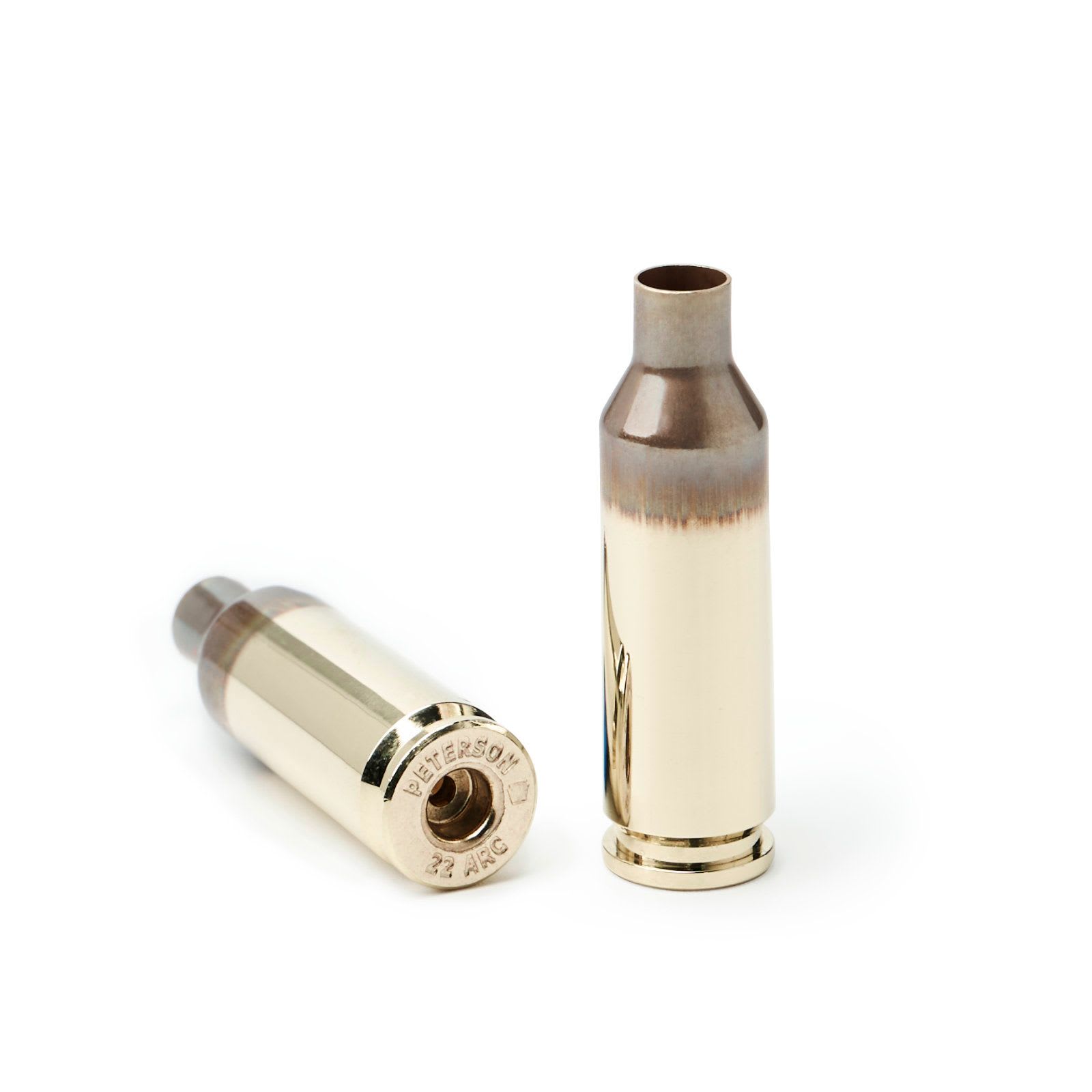 Peterson 22 ARC Brass Rifle Casings Bulk Box of 500 40080-P