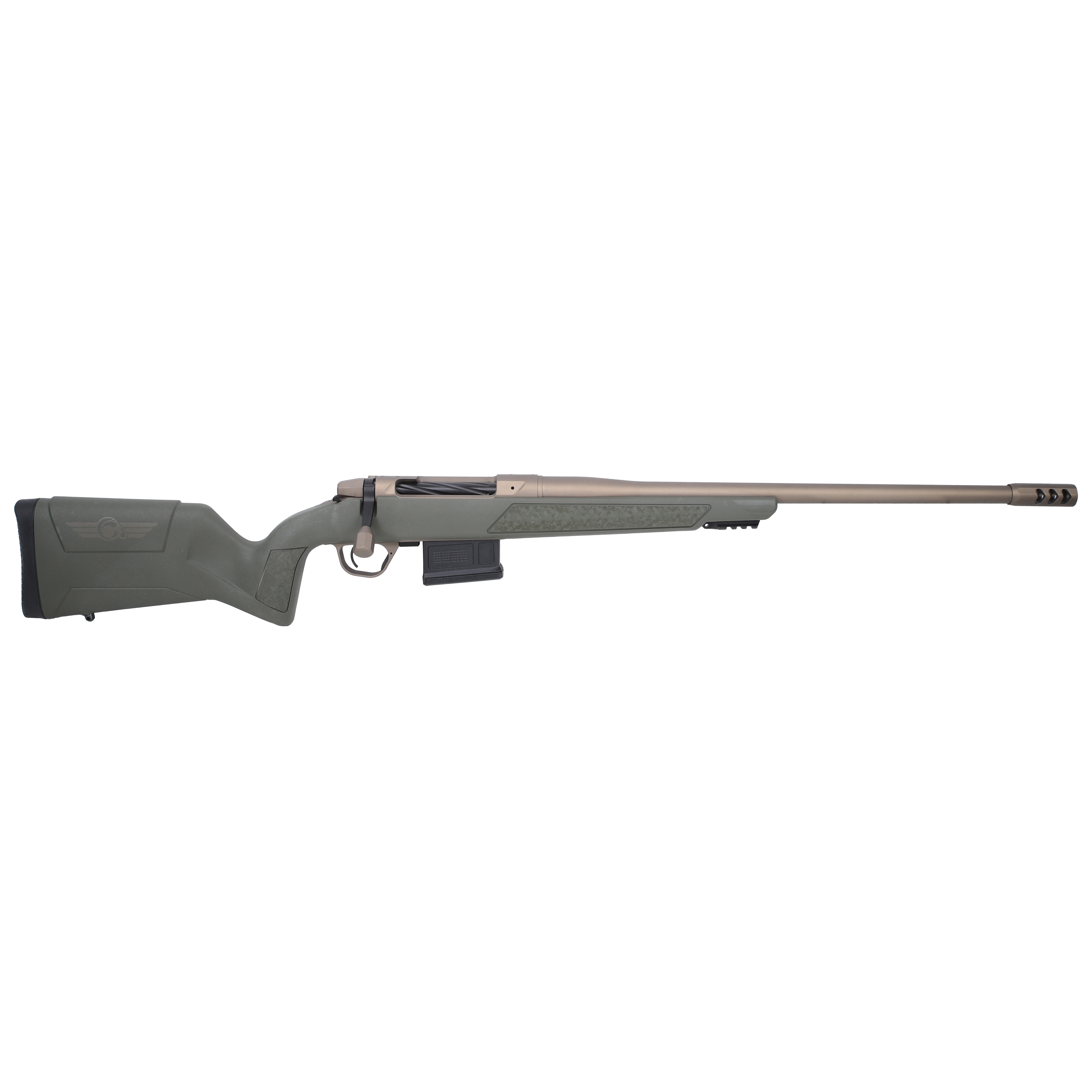 Christensen Arms Evoke .25 Creedmoor 20" 1:7.5 Burnt Brz Cerakote Bbl Green Hybrid Hunter Stock Bolt Action Rifle 801-15055-01