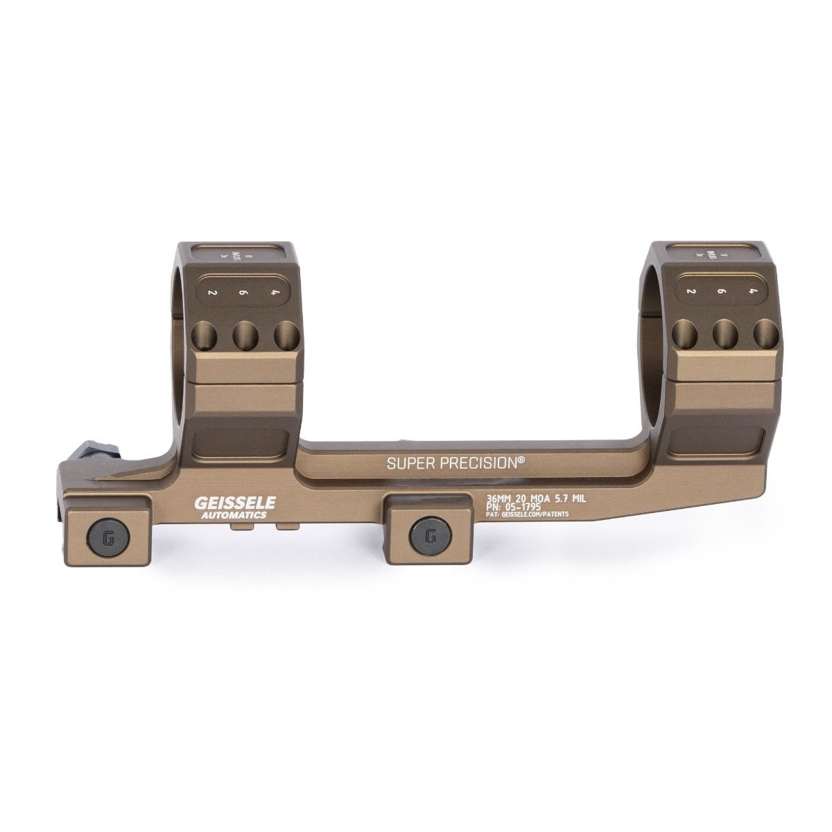 Geissele Super Precision 36mm DDC Zero Compromise Scope Mount 05-1795S
