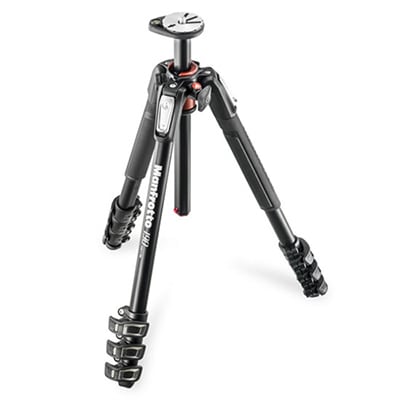 Manfrotto 190 Aluminum 4-Section Tripod