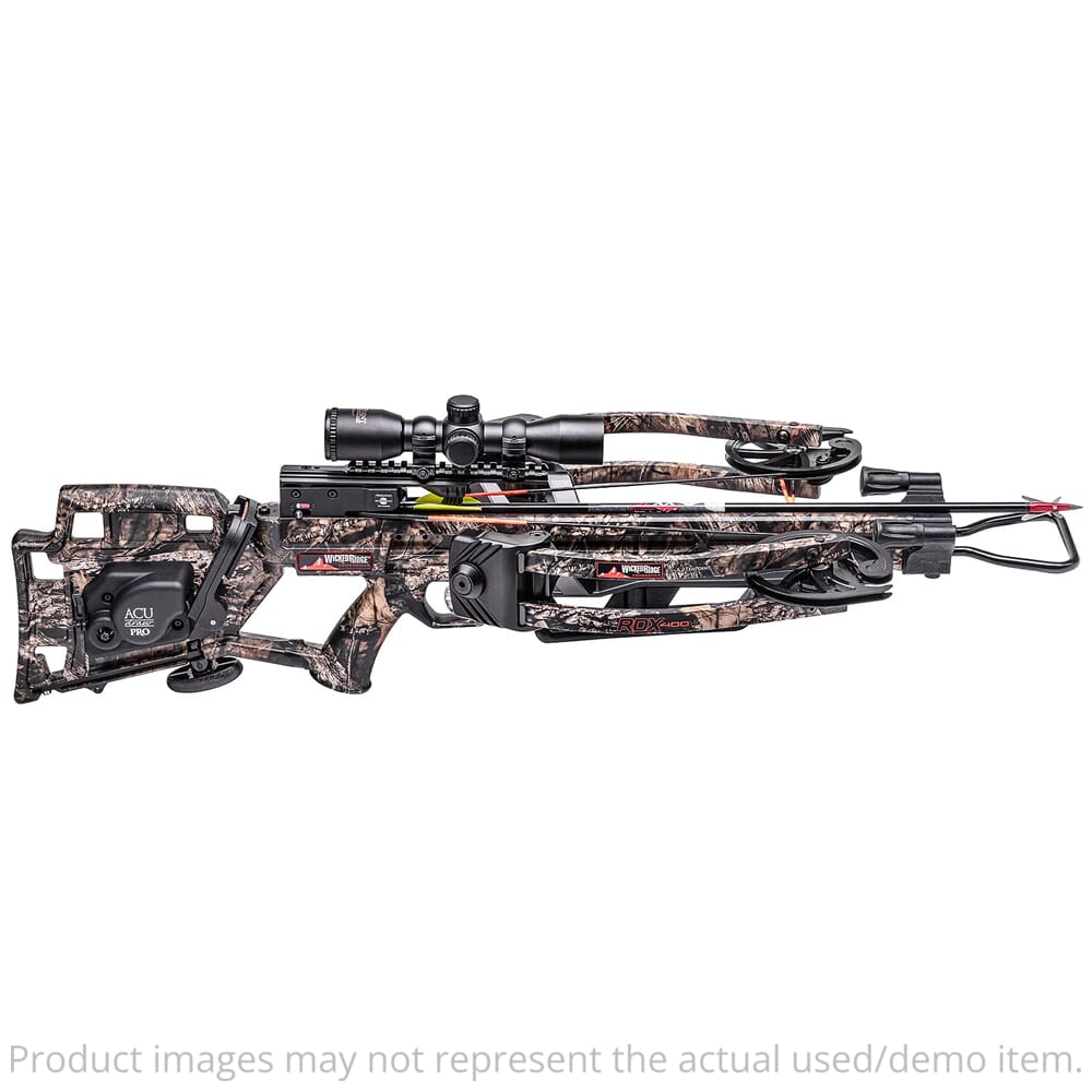 Wicked Ridge USED RDX 400 Mossy Oak Country Crossbow w/ACUdraw PRO and Multi-Line Scope WR19060-5532 Very Good Condition UA5157
