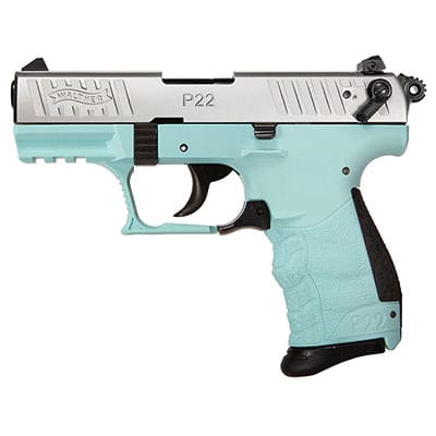 Walther P22 .22 LR Angel Blue Pistol 5120360